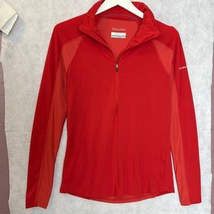 Columbia Omni-Wick advanced evaporation Orange  Size medium long sleeve